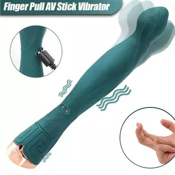 Массажер для клитора G Spot, зарядка через USB, 5 режимов, стимуляция влагалища, 10 частот, AV Stick, вибратор, секс-игрушка для женщин