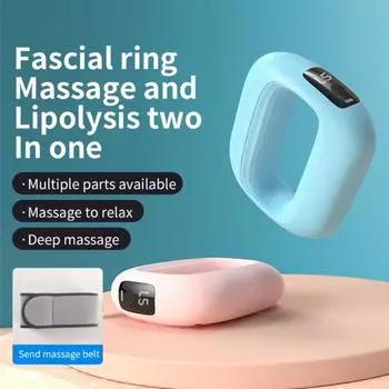 Массажер для мышц Yousheng с LED-дисплеем, эргономичный дизайн, несколько режимов вибрации, портативный аппарат для массажа фасциальной ткани