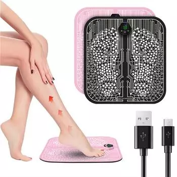 Массажная подушка для ног EMS снимает усталость ног с зарядкой через USB