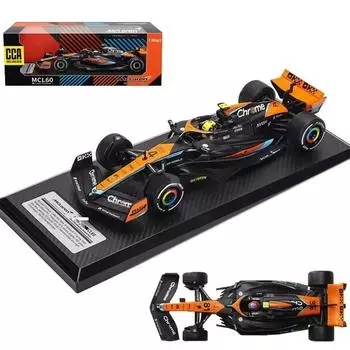 Масштаб 1/24 2023 McLaren F1 Team MCL60 4# Lando Norris 81# Oscar Piastri литая модель автомобиля игрушечная серия коллекция подарок