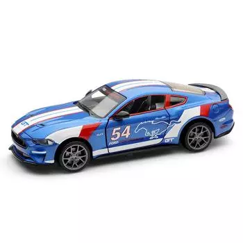 Масштаб 1/34 Ford Mustang GT 2018, литая под давлением модель автомобиля, игрушечный автомобиль с откатным механизмом, звуком и светом для детей, коллекция подарков для мальчиков и девочек 1/34-14x6x4cm