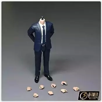 Масштабная фигурка Senkai Studio Manipple Studio, мужской костюм, комплект деталей рук, синий, версия 1/12.