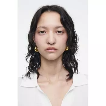 Массивные серьги COS Japan с ракушками