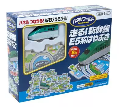 Masudaya Corporation Panel World Runs Shinkansen E5 Series Hayabusa