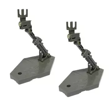MaT store Подставка для Ганпла для выставки и любования Набор из 2 шт. HG/RG 1/144 (Серый) серый