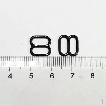 Материал зажима для шитья. Крючок для бюстгальтера, слайдер 10 мм x 8 мм.