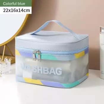 Матовая косметичка большой емкости, водонепроницаемая сумка для мытья, косметичка для хранения, портативная портативная переносная косметичка, дорожная сумка