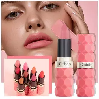 Матовая помада Невыцветающая антипригарная чашечка Velvet Mist Texture Face Makeup 01