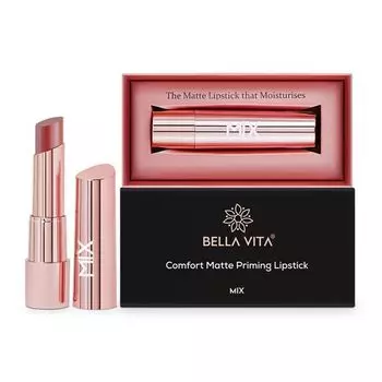 Матовая помада-праймер: оттенок Розово-коричневый (3,5 г), Comfort Matte Priming Lipstick Power Nap Rose Brown, Bella Vita