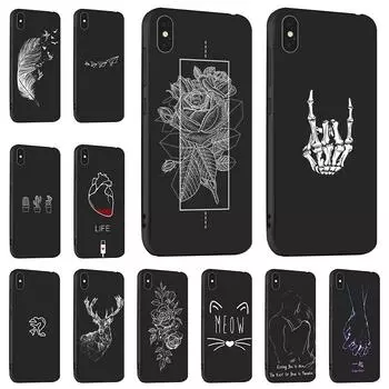 Матовый чехол из ТПУ для Iphone 14 Pro Max, чехол для Iphone 11 13 X Xs Max Xr 12 7 8 6s 6 Plus Se 2020 13, мини-окрашенный телефон, принципиально for iPhone XS Max
