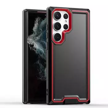 Матовый чехол с защитой от падения с защитой от падения для Samsung Galaxy S23 Ultra S22 Plus A54 A34 A53 A14 A13 A73 A33 A52 A52s, сумка для мобильного телефона for Galaxy A52S 5G фиолетовый
