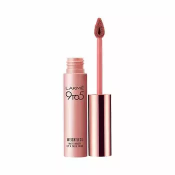 Матовый мусс для губ + румяна Бархат (9 г), Weightless Matte Mousse Lip & Cheek Color Blush Velvet, Lakme 24.125