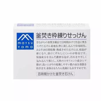 MATSU YAMA M-марка (М-марка) мыло вязкое, обожженное в горшке, 140 г (х 1)