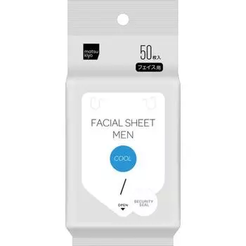 MatSukiyo Men S Cool Facial SheetS 50 Листов