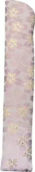 Matsumi Crafts Fan Holder 22cm Gold Brocade Purple