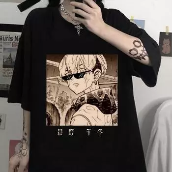 Matsuno Chifuyu Мужская футболка Горячая Аниме Токио Мстители Harajuku модный принт с короткими рукавами хип-хоп футболки одежда футболка S белый