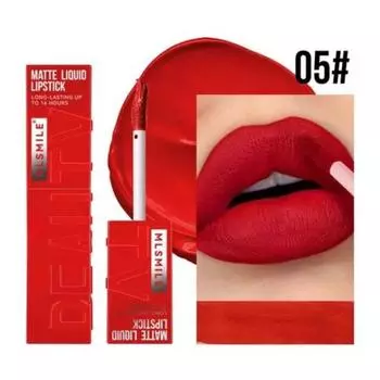 Матовая жидкая губная помада с антипригарным покрытием Long Lasting Velvet Nude Lip Gloss Waterproof Lip Tint Waterproof Makeup, 1 шт.