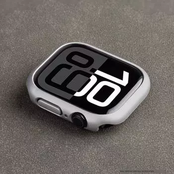 Matte Texture Iwatchs10 Apple Watch Case Apple Watch987 Generation SE2 Classy 65 Drop-Resistant 42mm [10 generations]] Frosted Silver [Matte]]