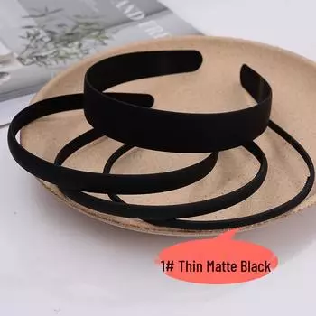 Matte Wave Unisex Headband for Long Hair & Makeup