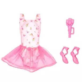 Mattel Barbie Fashion Ballet Dancer/Снялась в фильме «Барби»! ? [Одежда для кукол] [Многоразовая виниловая сумка] [От 3 лет] HJT32
