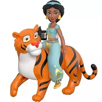 Mattel Disney/Disney Princess Princess) jasmine/rajah (Mini Doll) [Dress-up doll/play set ] [3 years old~] HLW83