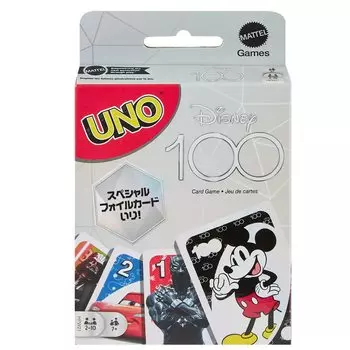 Mattel Game UNO Disney 100 100-я годовщина 113 памятных карточек с годами и HPW21 [Disney Celebration] [Карточная игра] [Всего голограмм]