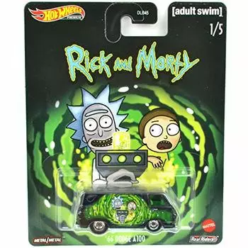 MATTEL HOTWHEELS RICK MORTY DODGE Mattel Hot Wheels Rick and Morty Dodge POP CULTURE & 66 A100 Pop Culture 66 A100 [Предмет]