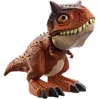 Mattel Jurassic World Baby Carnotaurus возрастом 84 лет (МИР ЮРСКОГО ПЕРИОДА) [4 ~] коричневый