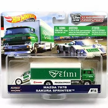 MATTEL масштаб Культура Команда Транспорт Mazda 787B Сакура HOTWHEELS1:64 Автомобиль - Спринтер [Предмет]