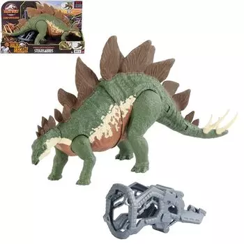 mattel Мир Юрского периода МИР) Мега Разрушители стегозавра [4 года и старше] [Общая длина: 35см] GWD62