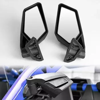 Maverick X3 боковое зеркало заднего вида в гоночном стиле, совместимое с Can Am Maverick X3 XRS XDS MAX Off-road 2017 2018 -2023 чёрный