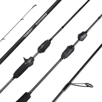 Mavllos Спиннинговое удилище Resolute Carbon Bass, приманка 0,8–7 г, леска 2–6 фунтов, Toray 30T, сплошной наконечник, быстродействующее, легкое, BFS, кастинговое удилище Spinning Rod