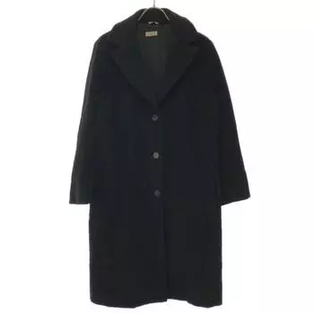 MAX&CO Made in Italy wool Chester coat 42 black Women Used