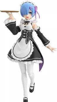 Max Factory figma Life in Another Rem Painted Movable Figure Resale ReZERO -Starting World- Немасштабируемый ABS&PVC