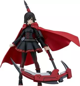Max Factory figma RWBY Ice and Snow Empire Руби Роуз пластиковая окрашенная подвижная фигурка немасштабная ярко-розовый