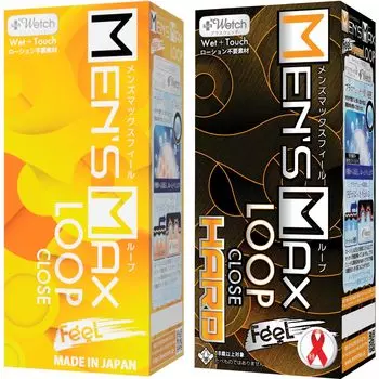 Max Feel Loop набор из 2 штук плюс без лосьона, повторный карманный лосьон Onahole мужской непроникающий (Стандартный и жесткий) Wech, Требуется, Тип, Включено,