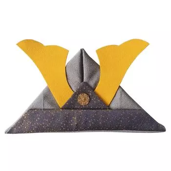 May doll crepe helmet wearable helmet origami helmet gray серый