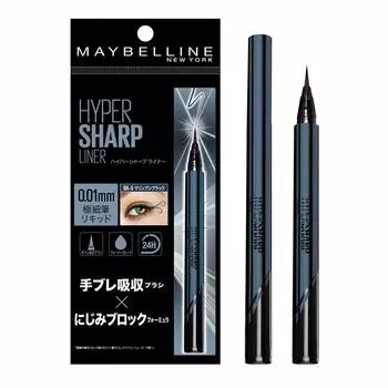 MAYBELLINE Hyper Sharp Liner R Жидкая водостойкая подводка для глаз Marine Anne Black BK-5
