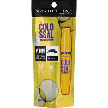 MaybelliNe New York MaybelliNe Volume Express MagNum Водостойкая N 01 Черная 9,2 мл