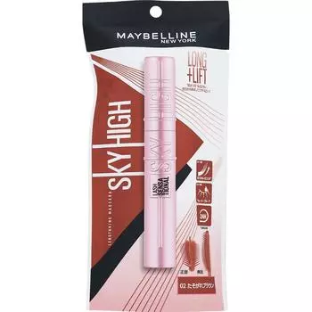 Maybelline New York Sky High 02 Макияж глаз Тушь для ресниц Как использовать: -Приложите щеточку к основанию ресниц и аккуратно потяните их к кончикам.