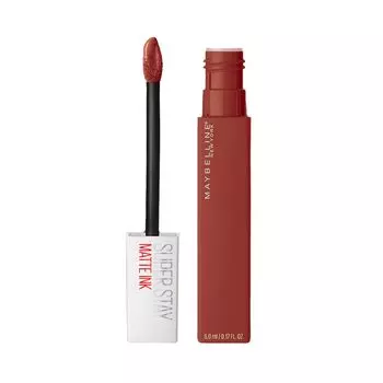 Maybelline Жидкая матовая помада New York Superstay Matte Ink 245 Seeker 5 мл Стойкая 16-часовая носка Не отпечатывается Насыщенный матовый цвет губ