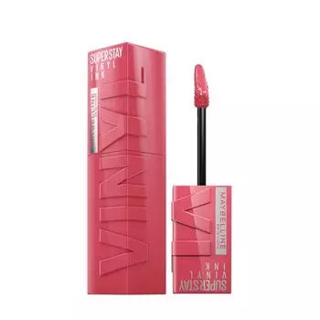 Maybelline Жидкая помада SuperStay Vinyl Ink Rogue 4,2 мл Высокий блеск Стойкий блеск 16 часов Не размазывающийся цвет