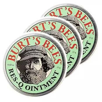 Мазь Burt s Bees Rescue Ointment 15 г, многофункциональная мазь, Rescue Ointment, 3 шт.