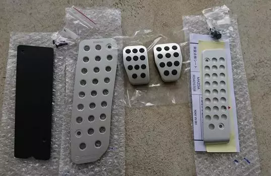 MAZDA Genuine MX-5 MX5 MIATA ND ROADSTER ND5RC Aluminum Pedal & Footrest Set OEM