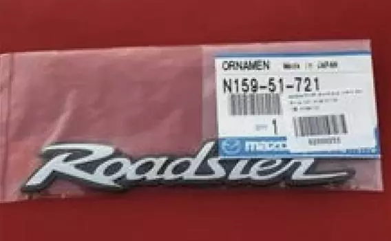 Mazda MX5 Miata Roadstar Emblem Ornament Maker Name N159-51-721 Genuine F/S