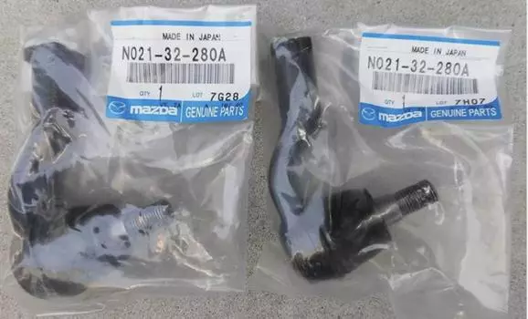 Mazda N021-32-280A (x2) Miata 93-94 Bilstein Equipped Outer Tie Rod End Genuine