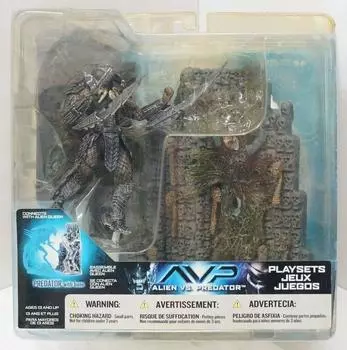 McFarlane Toys AVP Alien Predator Movie Series 2 Фигурка Хищник из фильма Scar с жертвой против.