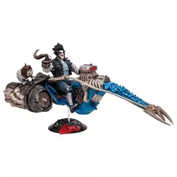 McFarlane Toys DC Multiverse Robo Spacehog League of Scale Фигурка с золотой этикеткой на транспортном средстве Эксклюзивно для Amazon - & (Справедливость Америки) - 7