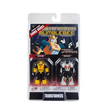McFarlane Toys Transformers Page Puncher 2 Pack Фигурки Бамблби и Уилджека с 2 комиксами - 3