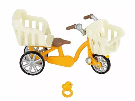 Мебель Sylvanian Families Сертификация ST Mark для детей от 3 лет Игрушечный кукольный домик Sylvanian Families EPOCH [Трехместный велосипед] Ka-625